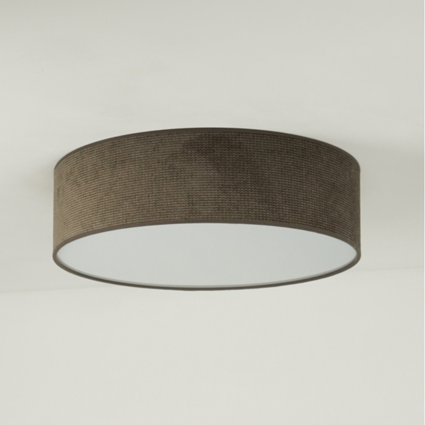 Duolla - Φωτιστικό οροφής LED CORTINA LED/26W/230V διάμετρος 30 cm 4000K καφέ