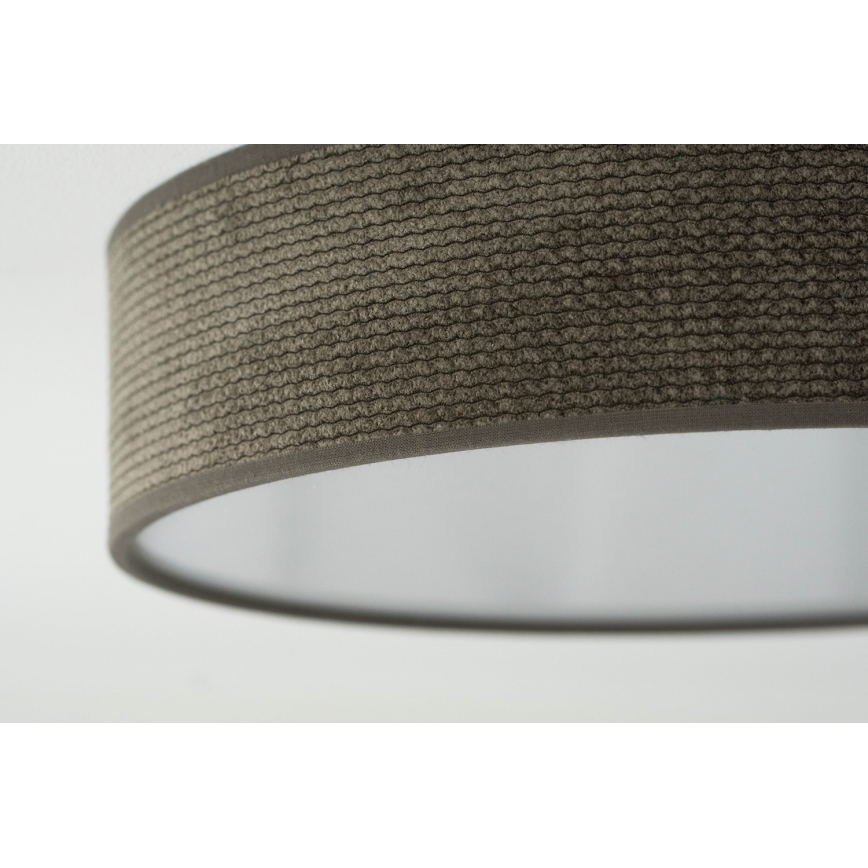 Duolla - Φωτιστικό οροφής LED CORTINA LED/26W/230V διάμετρος 30 cm 4000K καφέ