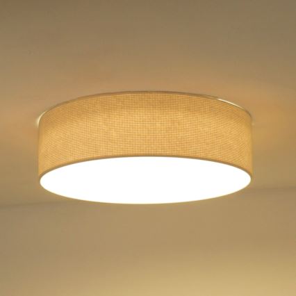 Duolla - Φωτιστικό οροφής LED CORTINA LED/26W/230V διάμετρος 30 cm 4000K κρεμ