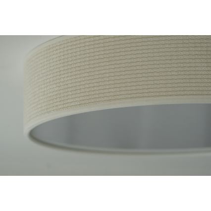 Duolla - Φωτιστικό οροφής LED CORTINA LED/26W/230V διάμετρος 30 cm 4000K κρεμ