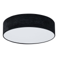 Duolla - Φωτιστικό οροφής LED CORTINA LED/26W/230V διάμετρος 30 cm 4000K μαύρο
