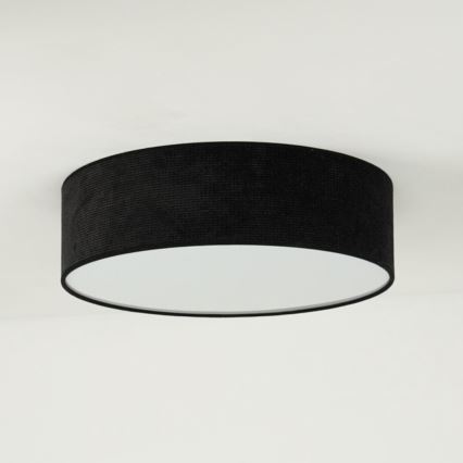 Duolla - Φωτιστικό οροφής LED CORTINA LED/26W/230V διάμετρος 30 cm 4000K μαύρο