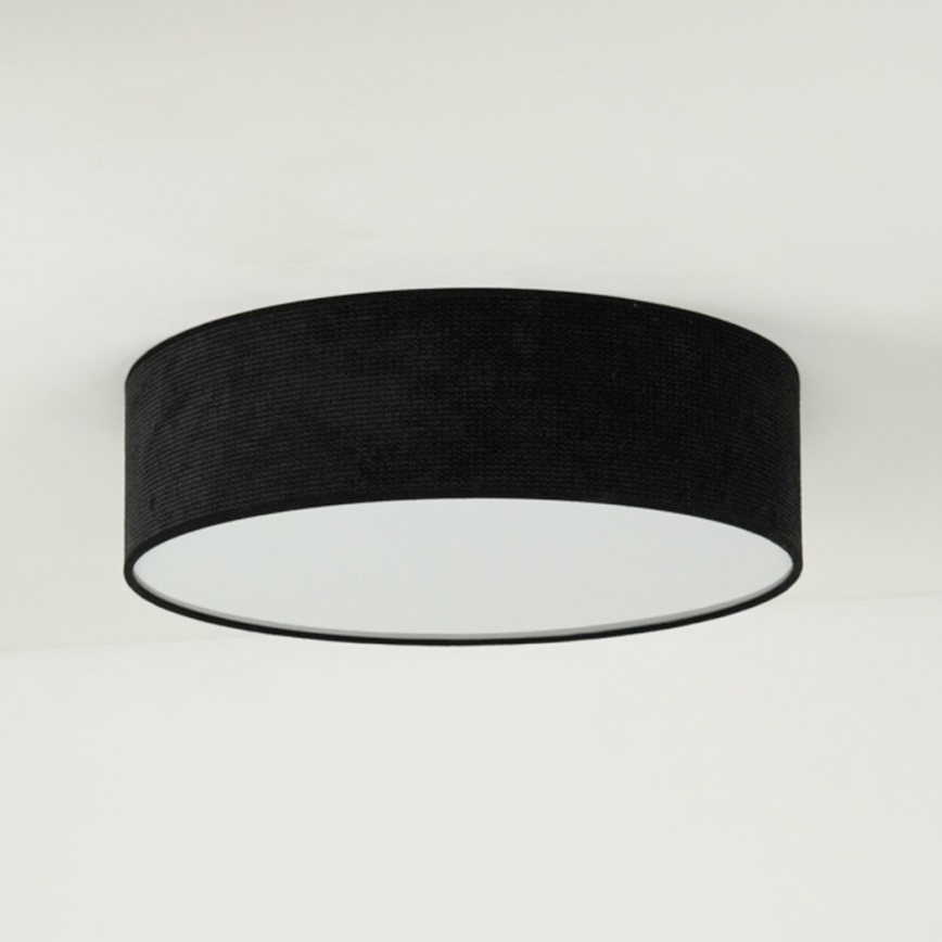 Duolla - Φωτιστικό οροφής LED CORTINA LED/26W/230V διάμετρος 30 cm 4000K μαύρο