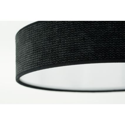 Duolla - Φωτιστικό οροφής LED CORTINA LED/26W/230V διάμετρος 30 cm 4000K μαύρο