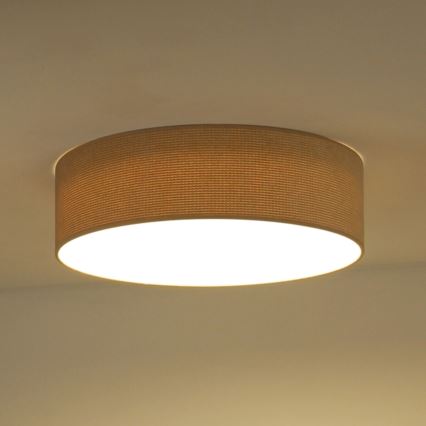 Duolla - Φωτιστικό οροφής LED CORTINA LED/26W/230V διάμετρος 30 cm 4000K μπεζ