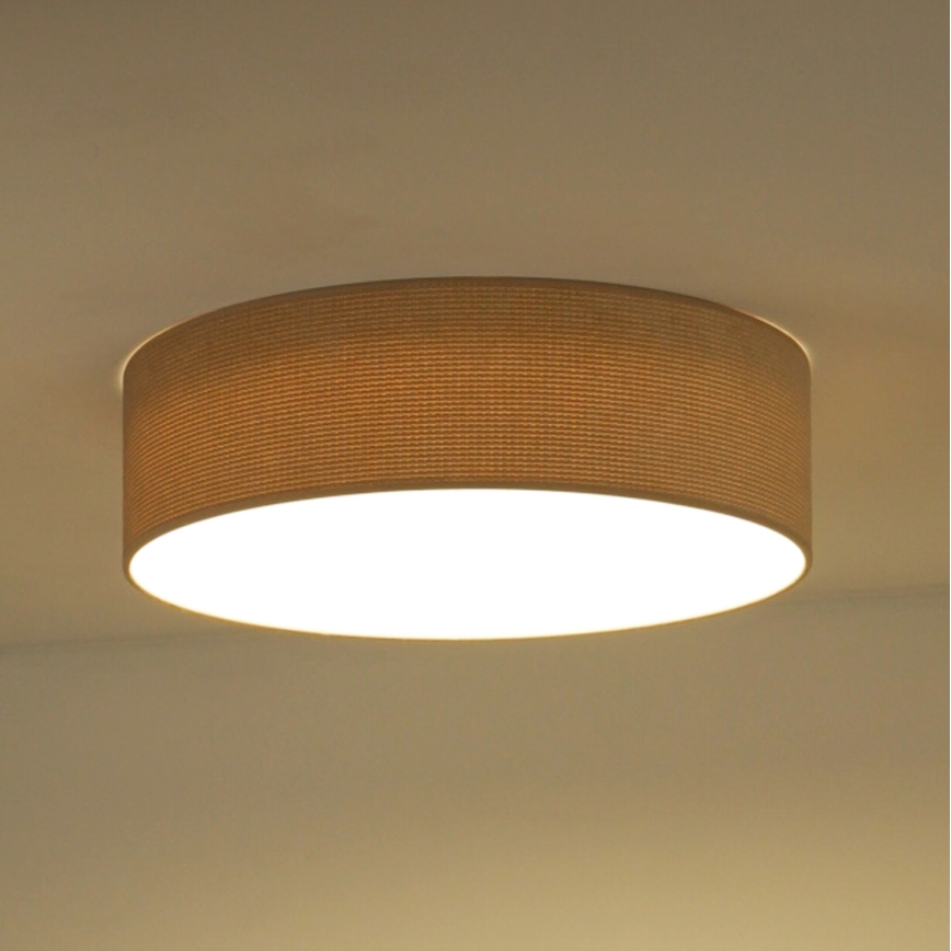 Duolla - Φωτιστικό οροφής LED CORTINA LED/26W/230V διάμετρος 30 cm 4000K μπεζ