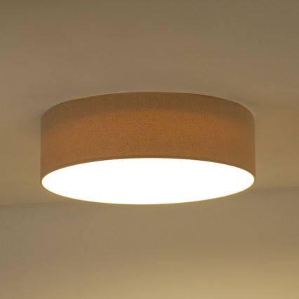 Duolla - Φωτιστικό οροφής LED CORTINA LED/26W/230V διάμετρος 30 cm 4000K μπεζ