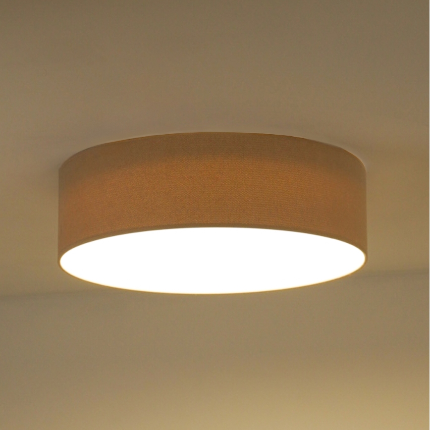 Duolla - Φωτιστικό οροφής LED CORTINA LED/26W/230V διάμετρος 30 cm 4000K μπεζ