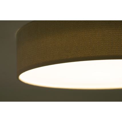 Duolla - Φωτιστικό οροφής LED CORTINA LED/26W/230V διάμετρος 30 cm 4000K μπεζ
