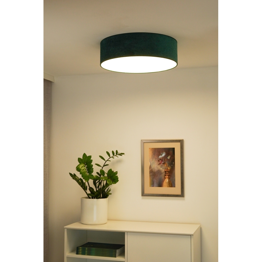 Duolla - Φωτιστικό οροφής LED CORTINA LED/26W/230V διάμετρος 30 cm 4000K πράσινο