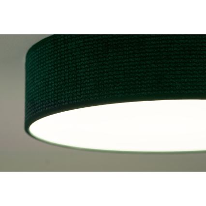 Duolla - Φωτιστικό οροφής LED CORTINA LED/26W/230V διάμετρος 30 cm 4000K πράσινο
