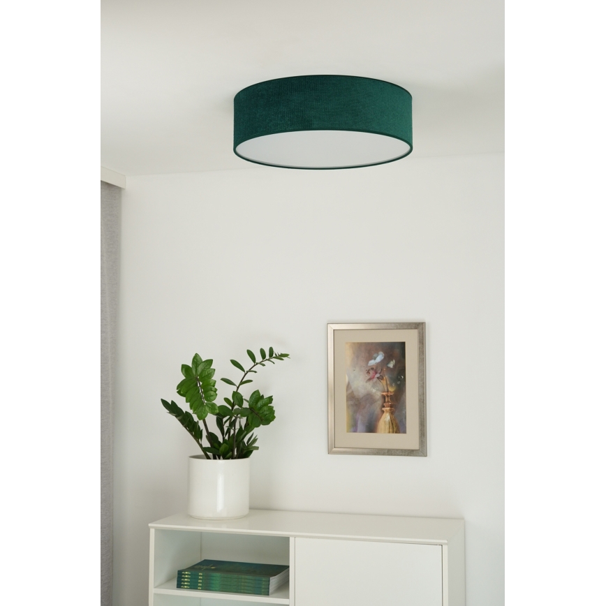 Duolla - Φωτιστικό οροφής LED CORTINA LED/26W/230V διάμετρος 30 cm 4000K πράσινο