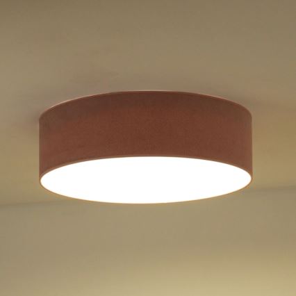 Duolla - Φωτιστικό οροφής LED CORTINA LED/26W/230V διάμετρος 30 cm 4000K ροζ