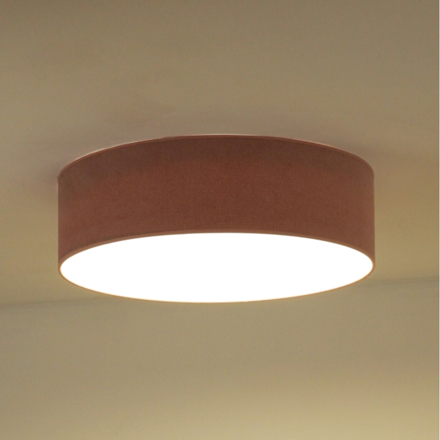 Duolla - Φωτιστικό οροφής LED CORTINA LED/26W/230V διάμετρος 30 cm 4000K ροζ