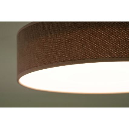 Duolla - Φωτιστικό οροφής LED CORTINA LED/26W/230V διάμετρος 30 cm 4000K ροζ