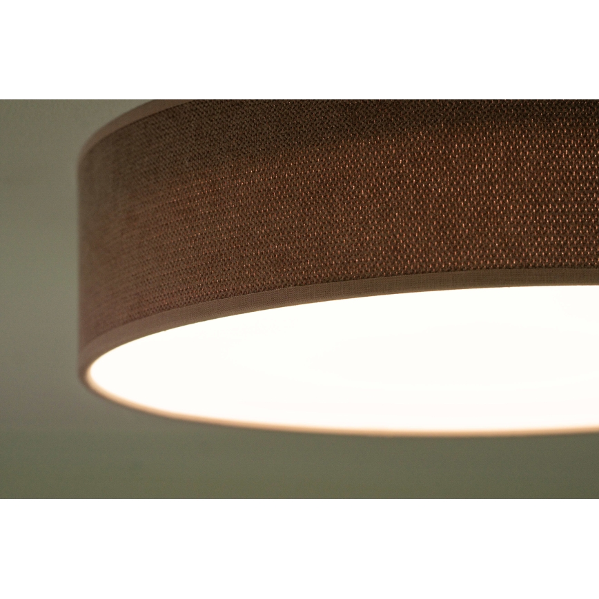 Duolla - Φωτιστικό οροφής LED CORTINA LED/26W/230V διάμετρος 30 cm 4000K ροζ