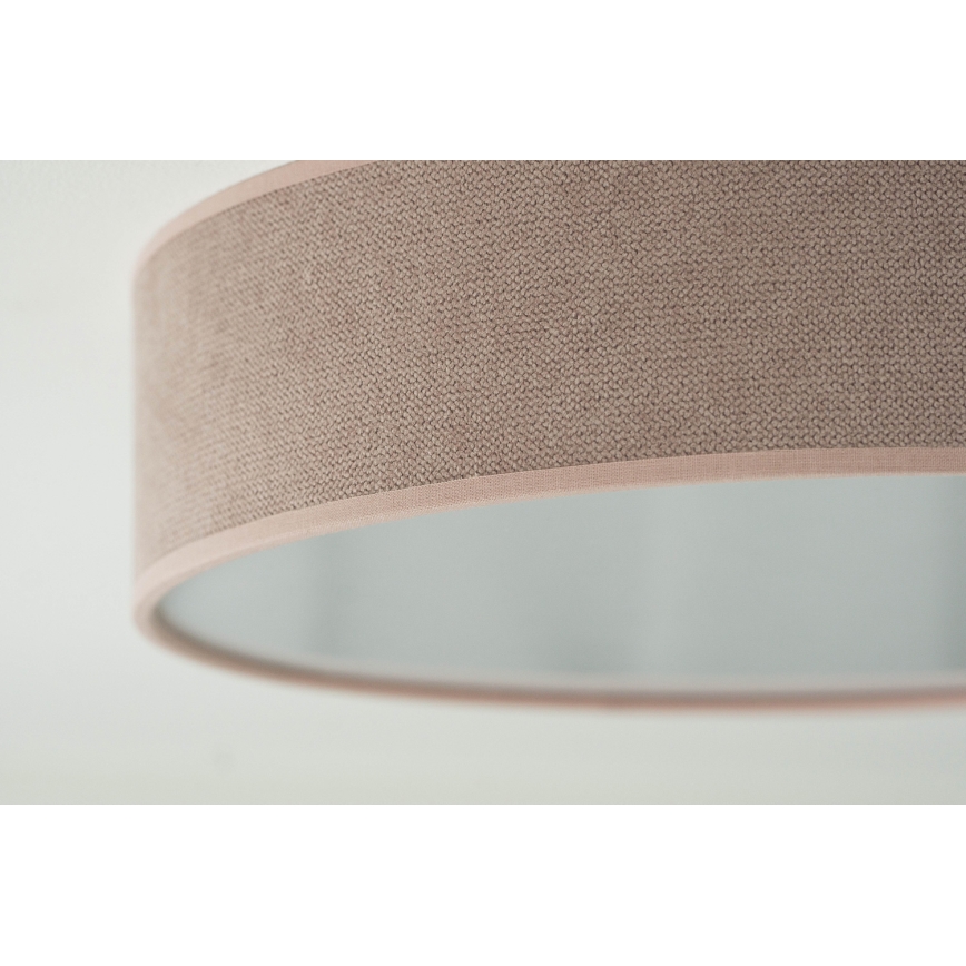 Duolla - Φωτιστικό οροφής LED CORTINA LED/26W/230V διάμετρος 30 cm 4000K ροζ
