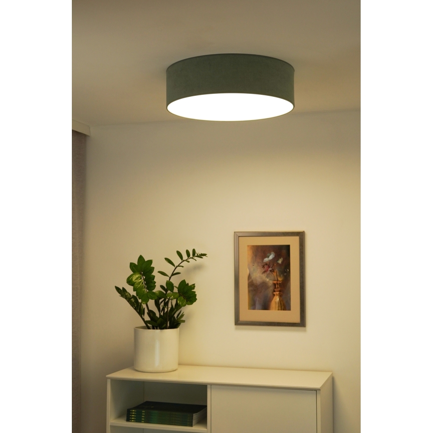 Duolla - Φωτιστικό οροφής LED CORTINA LED/26W/230V διάμετρος 30 cm 4000K τιρκουάζ