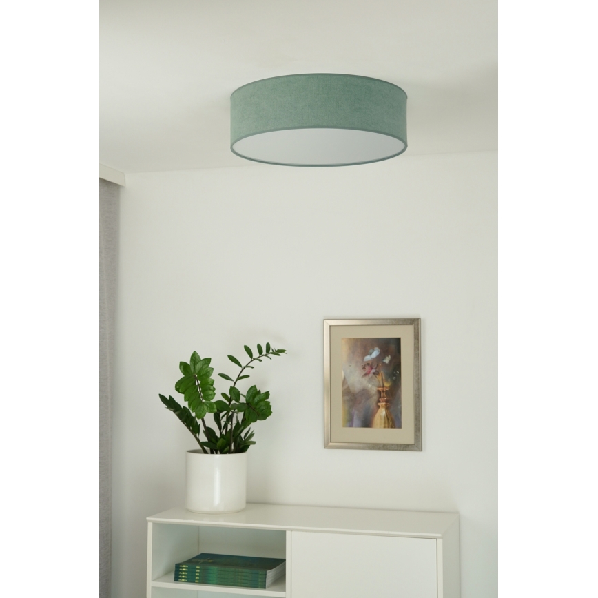 Duolla - Φωτιστικό οροφής LED CORTINA LED/26W/230V διάμετρος 30 cm 4000K τιρκουάζ