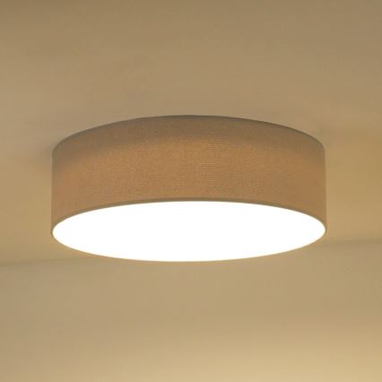 Duolla - Φωτιστικό οροφής LED CORTINA LED/26W/230V διάμετρος 45 cm 4000K γκρι