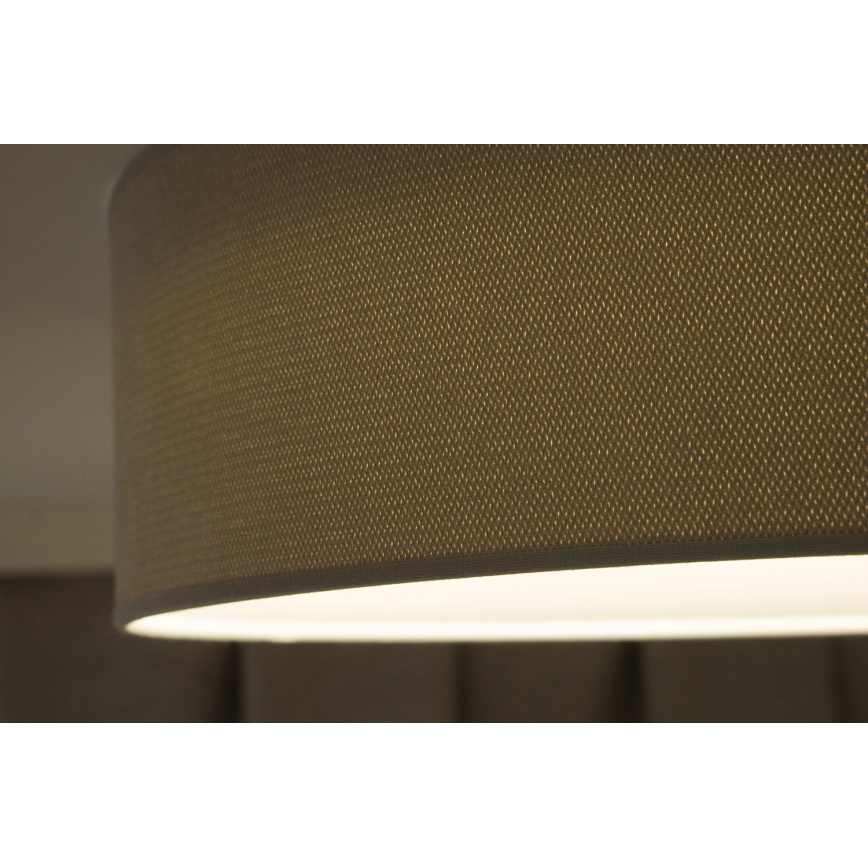 Duolla - Φωτιστικό οροφής LED CORTINA LED/26W/230V διάμετρος 45 cm 4000K γκρι