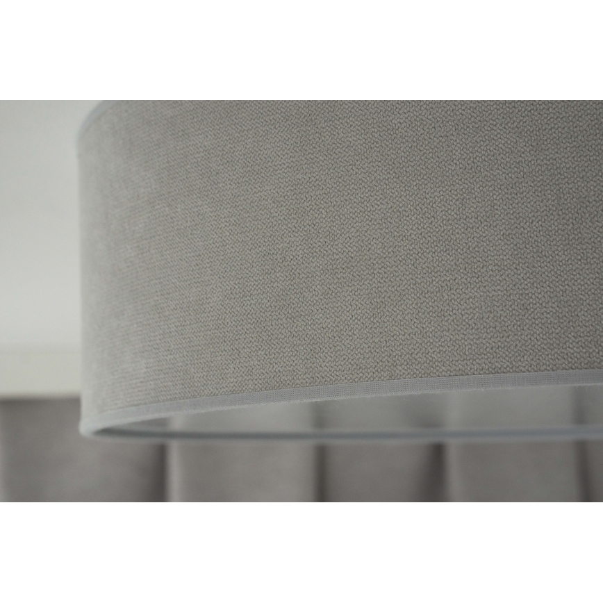 Duolla - Φωτιστικό οροφής LED CORTINA LED/26W/230V διάμετρος 45 cm 4000K γκρι