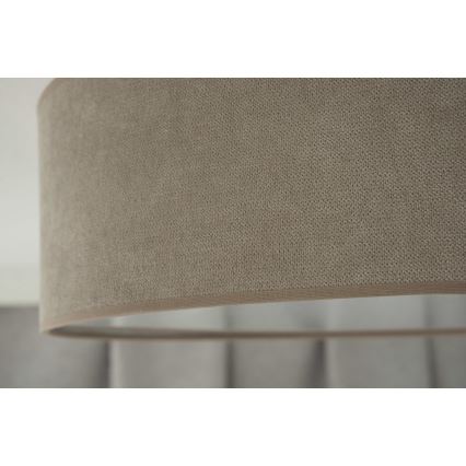Duolla - Φωτιστικό οροφής LED CORTINA LED/26W/230V διάμετρος 45 cm 4000K καφέ