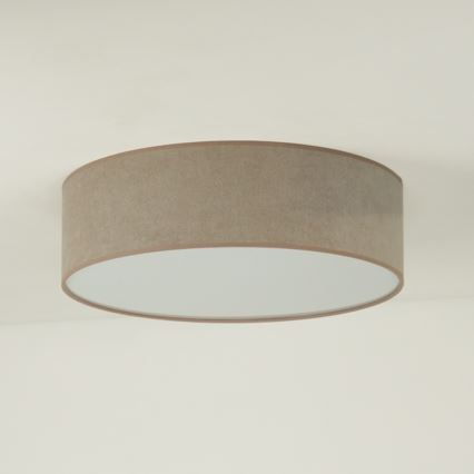 Duolla - Φωτιστικό οροφής LED CORTINA LED/26W/230V διάμετρος 45 cm 4000K καφέ