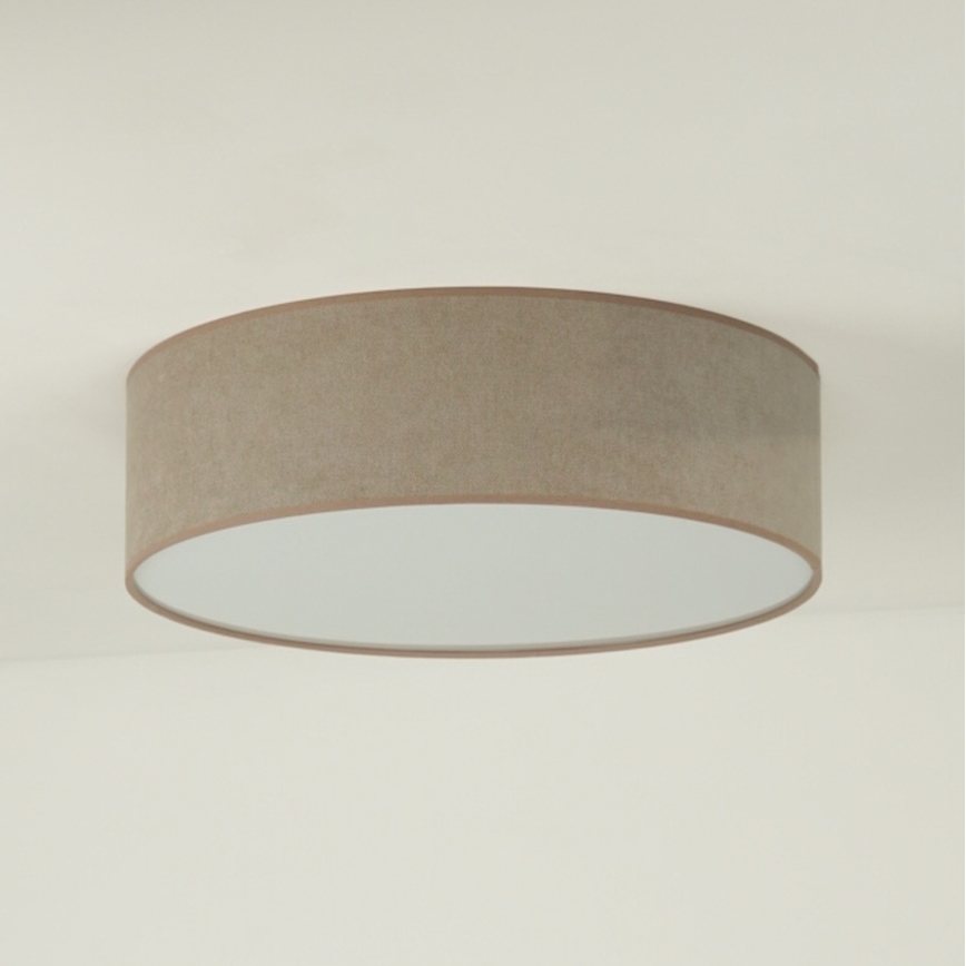 Duolla - Φωτιστικό οροφής LED CORTINA LED/26W/230V διάμετρος 45 cm 4000K καφέ