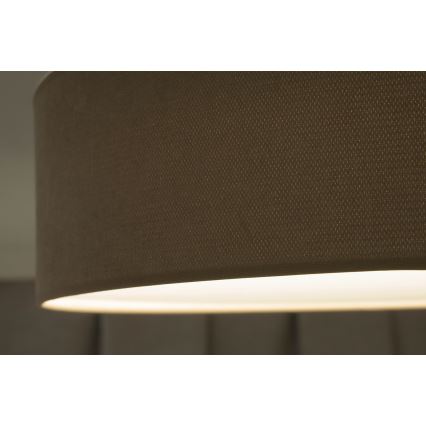 Duolla - Φωτιστικό οροφής LED CORTINA LED/26W/230V διάμετρος 45 cm 4000K καφέ