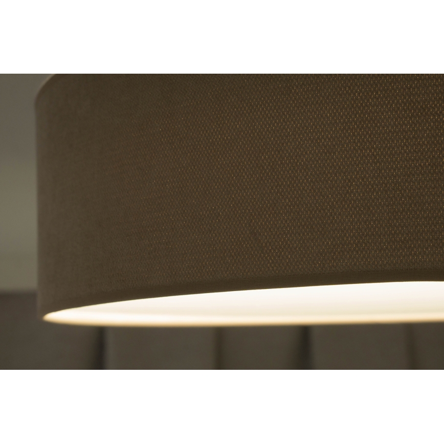 Duolla - Φωτιστικό οροφής LED CORTINA LED/26W/230V διάμετρος 45 cm 4000K καφέ