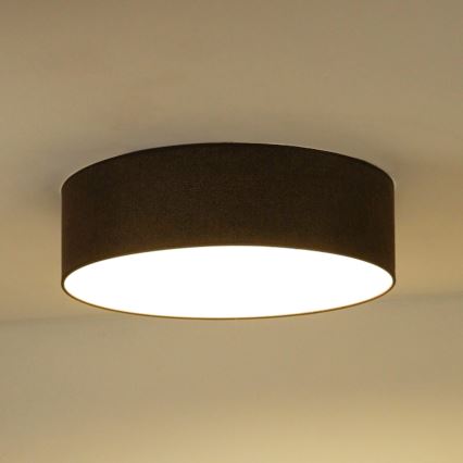 Duolla - Φωτιστικό οροφής LED CORTINA LED/26W/230V διάμετρος 45 cm 4000K καφέ