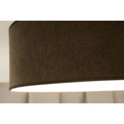 Duolla - Φωτιστικό οροφής LED CORTINA LED/26W/230V διάμετρος 45 cm 4000K καφέ
