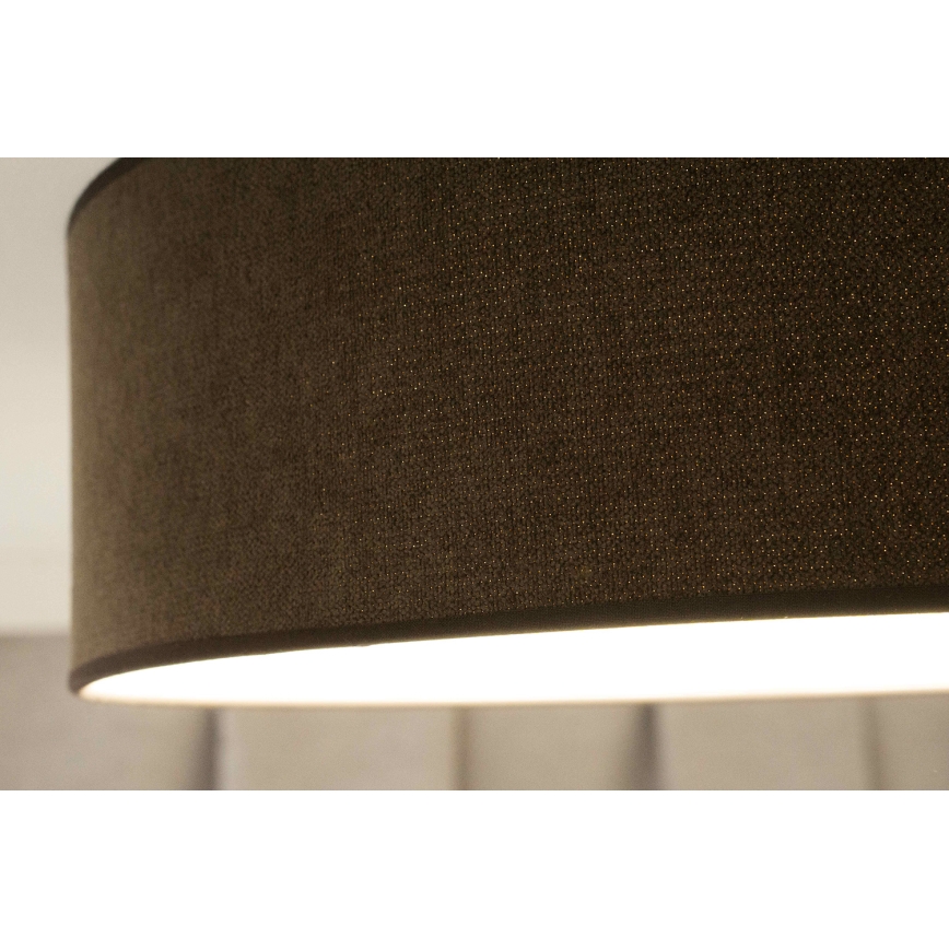 Duolla - Φωτιστικό οροφής LED CORTINA LED/26W/230V διάμετρος 45 cm 4000K καφέ