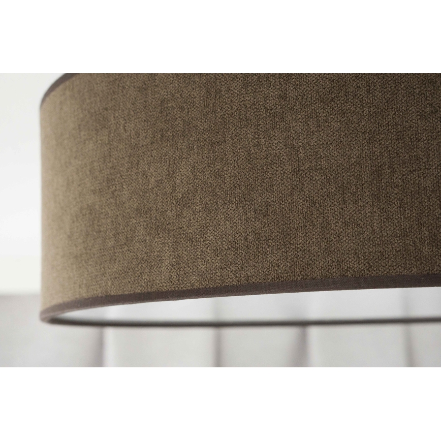Duolla - Φωτιστικό οροφής LED CORTINA LED/26W/230V διάμετρος 45 cm 4000K καφέ