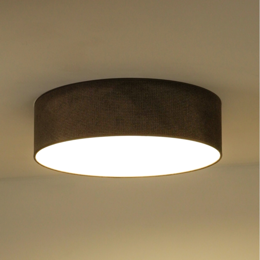 Duolla - Φωτιστικό οροφής LED CORTINA LED/26W/230V διάμετρος 45 cm 4000K καφέ