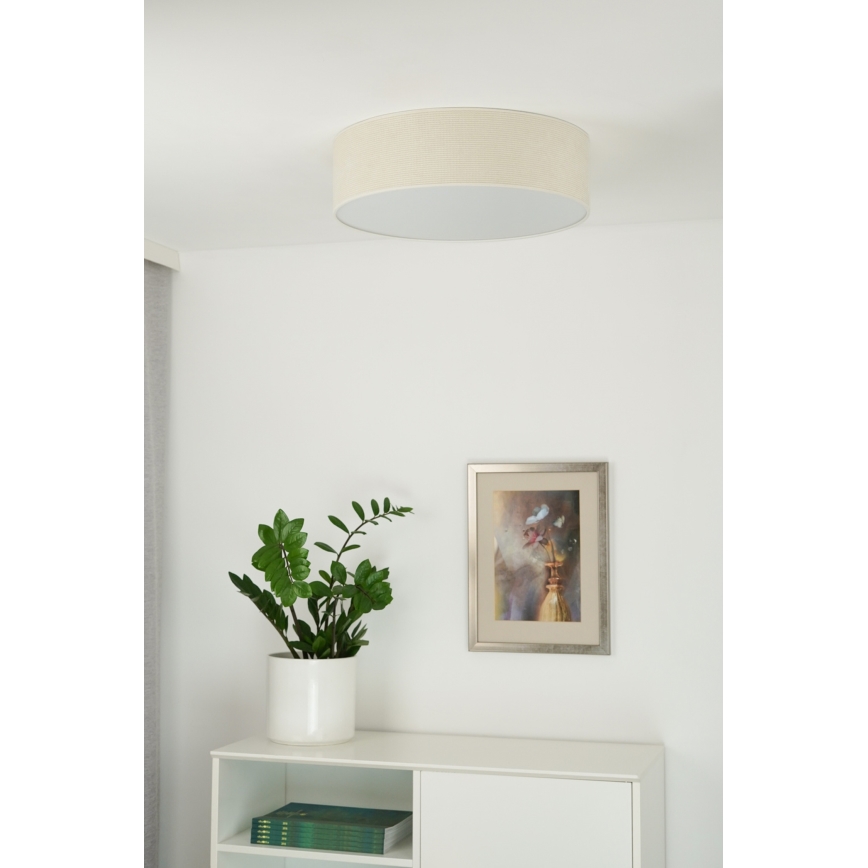 Duolla - Φωτιστικό οροφής LED CORTINA LED/26W/230V διάμετρος 45 cm 4000K κρεμ