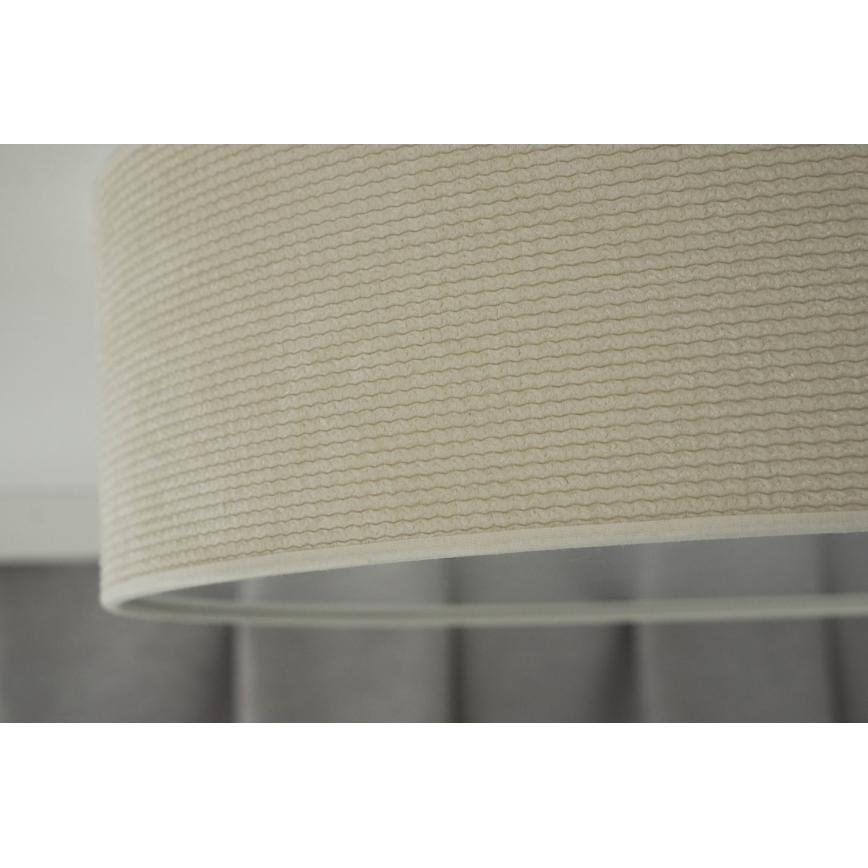 Duolla - Φωτιστικό οροφής LED CORTINA LED/26W/230V διάμετρος 45 cm 4000K κρεμ