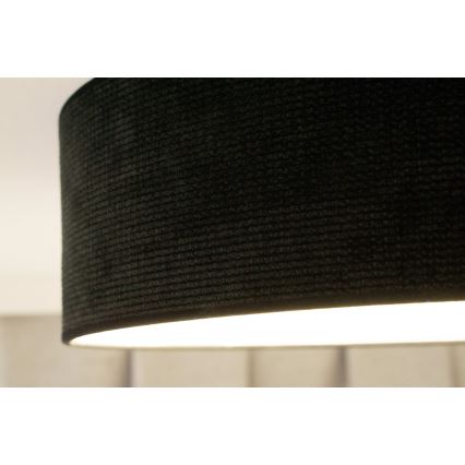 Duolla - Φωτιστικό οροφής LED CORTINA LED/26W/230V διάμετρος 45 cm 4000K μαύρο