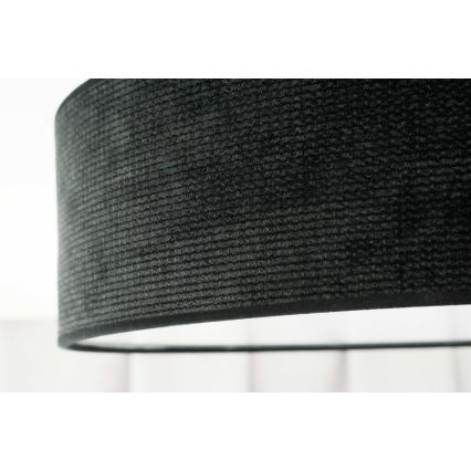 Duolla - Φωτιστικό οροφής LED CORTINA LED/26W/230V διάμετρος 45 cm 4000K μαύρο