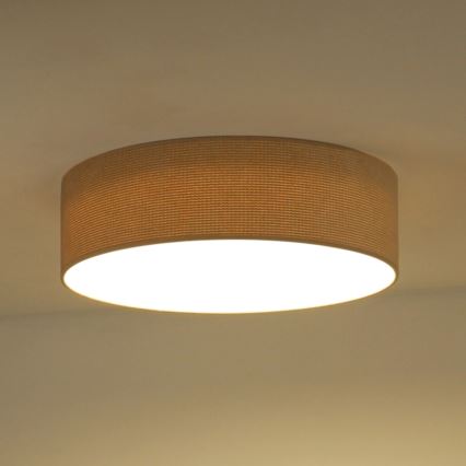 Duolla - Φωτιστικό οροφής LED CORTINA LED/26W/230V διάμετρος 45 cm 4000K μπεζ