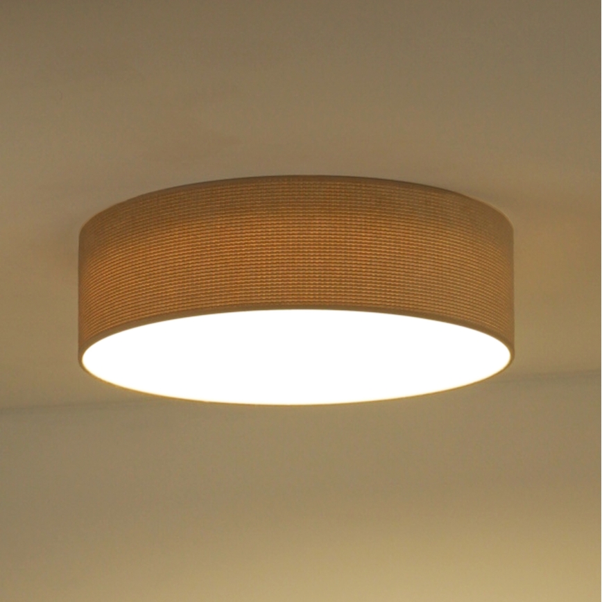 Duolla - Φωτιστικό οροφής LED CORTINA LED/26W/230V διάμετρος 45 cm 4000K μπεζ