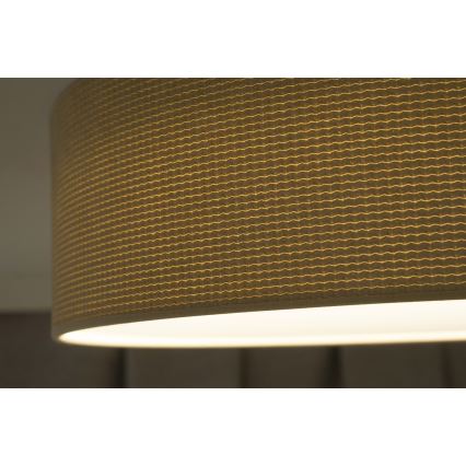 Duolla - Φωτιστικό οροφής LED CORTINA LED/26W/230V διάμετρος 45 cm 4000K μπεζ