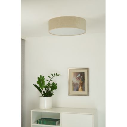 Duolla - Φωτιστικό οροφής LED CORTINA LED/26W/230V διάμετρος 45 cm 4000K μπεζ