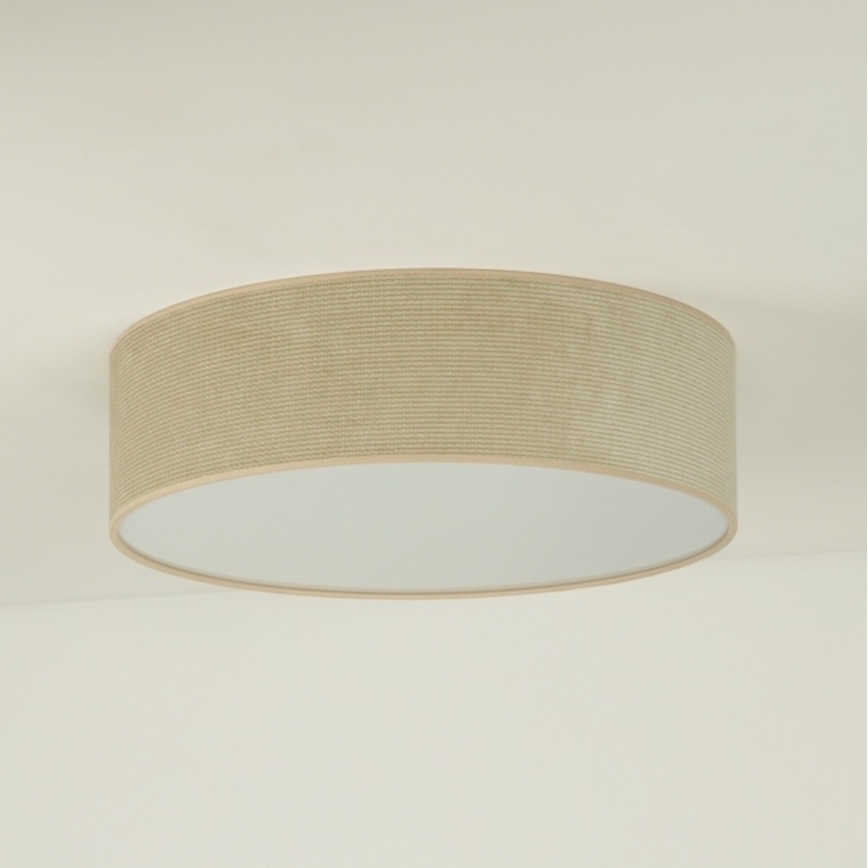 Duolla - Φωτιστικό οροφής LED CORTINA LED/26W/230V διάμετρος 45 cm 4000K μπεζ