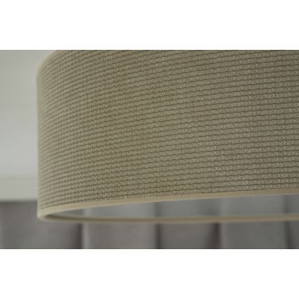 Duolla - Φωτιστικό οροφής LED CORTINA LED/26W/230V διάμετρος 45 cm 4000K μπεζ