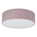 Duolla - Φωτιστικό οροφής LED CORTINA LED/26W/230V διάμετρος 45 cm 4000K ροζ