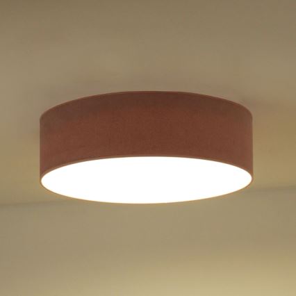 Duolla - Φωτιστικό οροφής LED CORTINA LED/26W/230V διάμετρος 45 cm 4000K ροζ