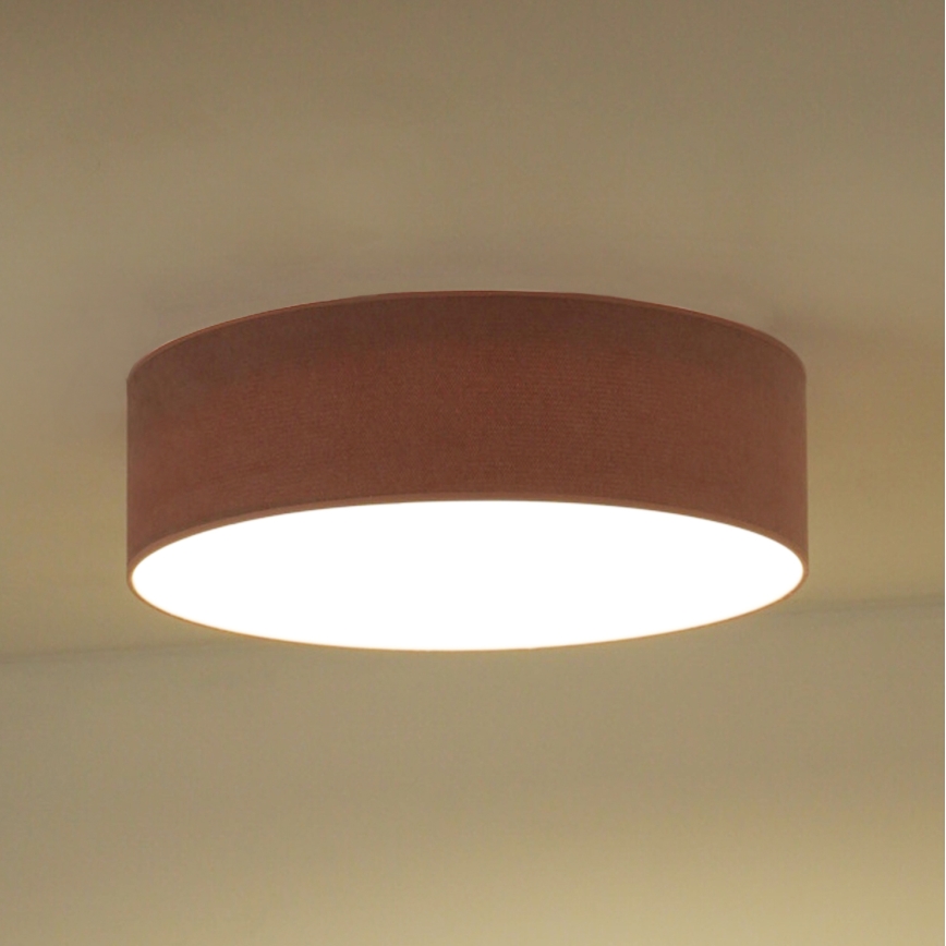 Duolla - Φωτιστικό οροφής LED CORTINA LED/26W/230V διάμετρος 45 cm 4000K ροζ