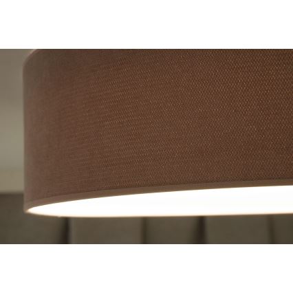 Duolla - Φωτιστικό οροφής LED CORTINA LED/26W/230V διάμετρος 45 cm 4000K ροζ